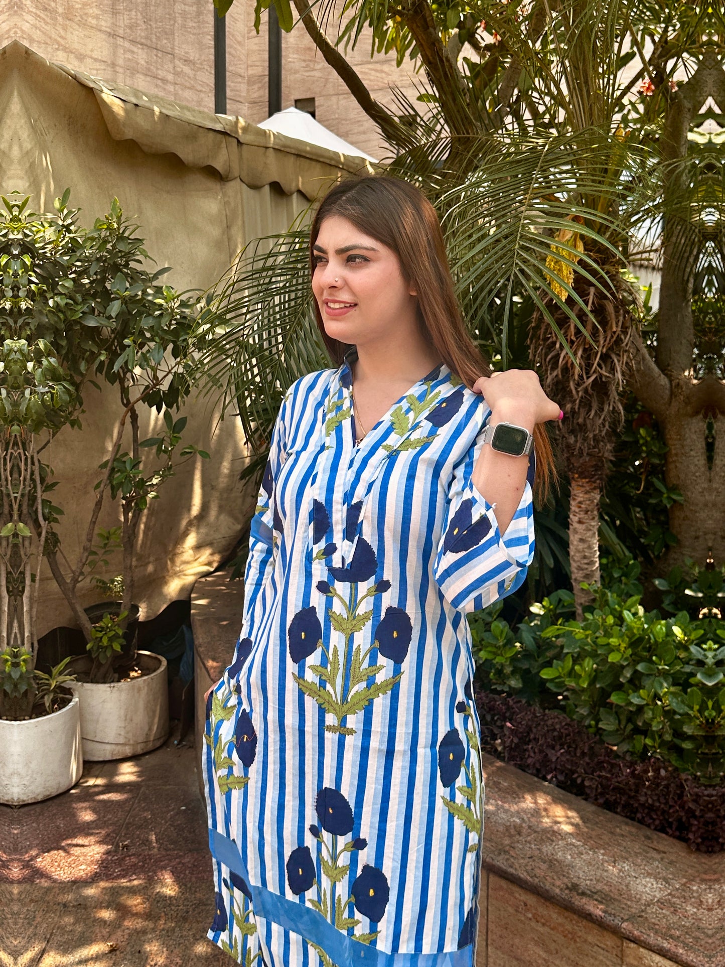 STRIPE BOOTA BLUE